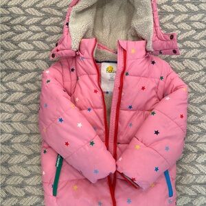 Boden Pink Jacket with Star Accents